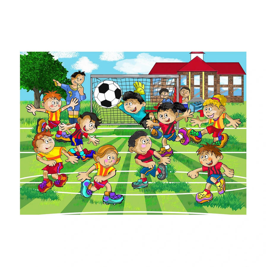 Soccer Wooden Jigsaw Puzzle 18 Pcs