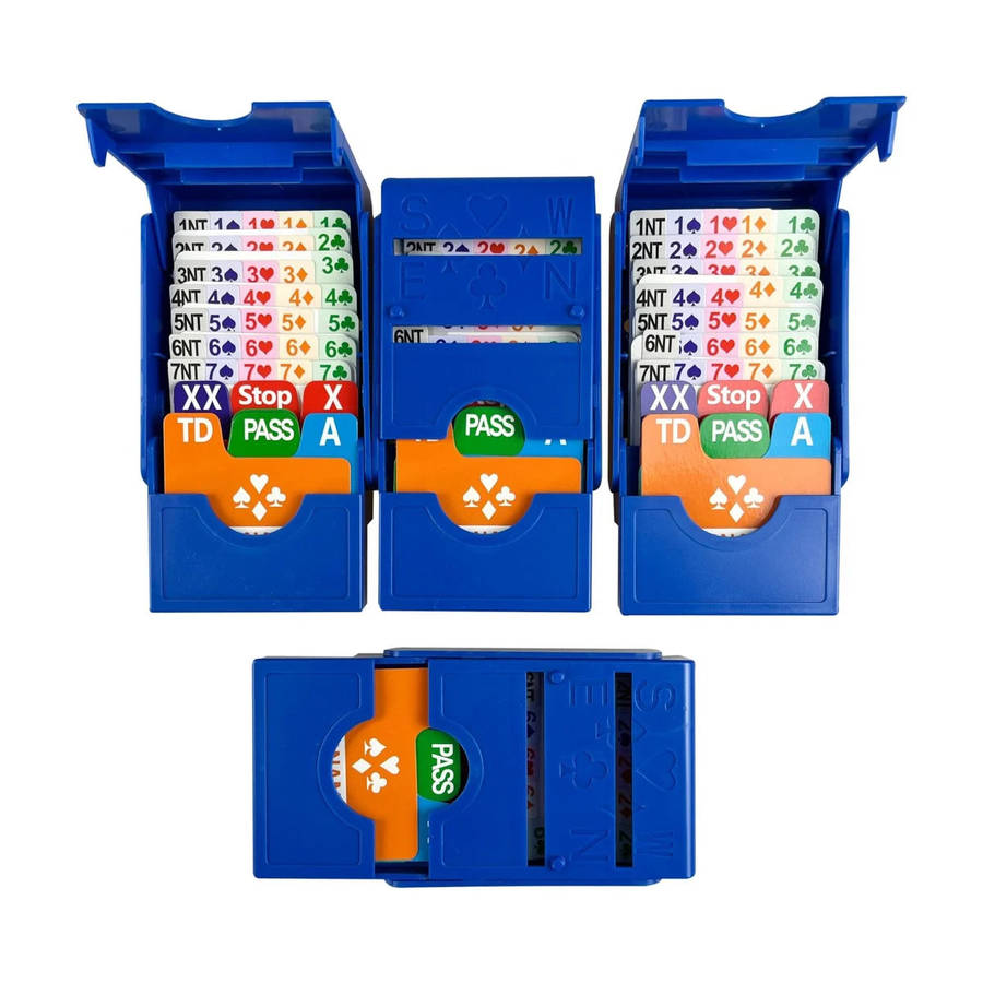 Bridge Bidding Box Set 4pc