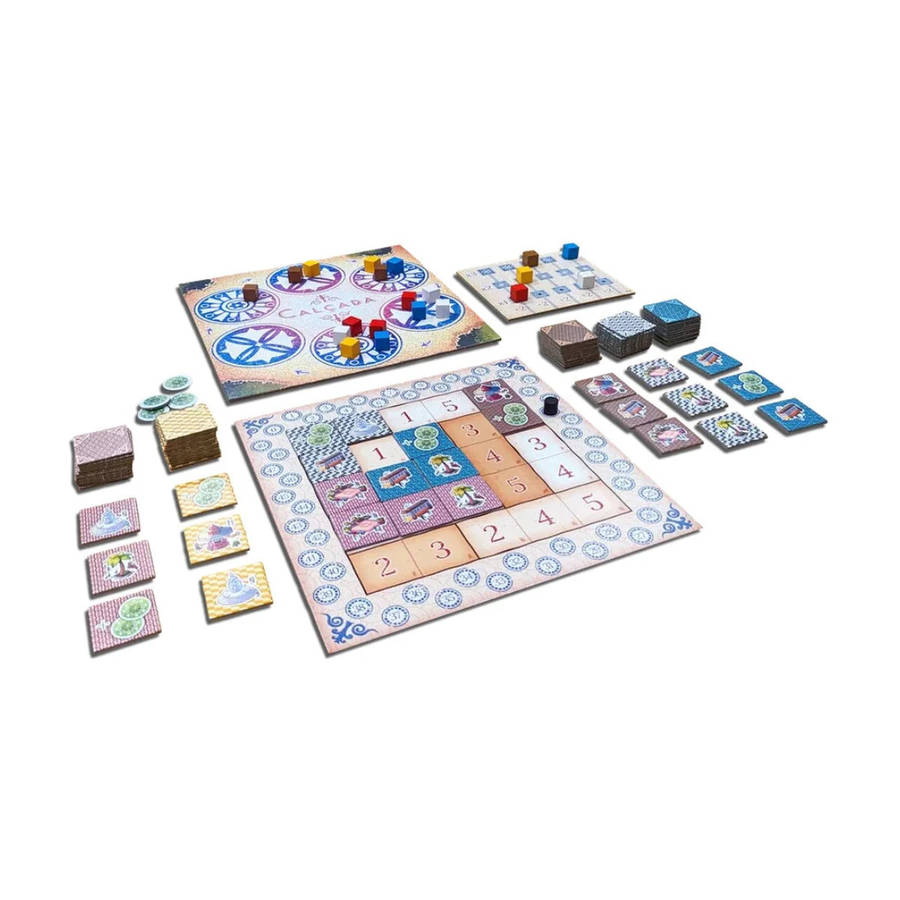 Calçada Tile Placement Board Game