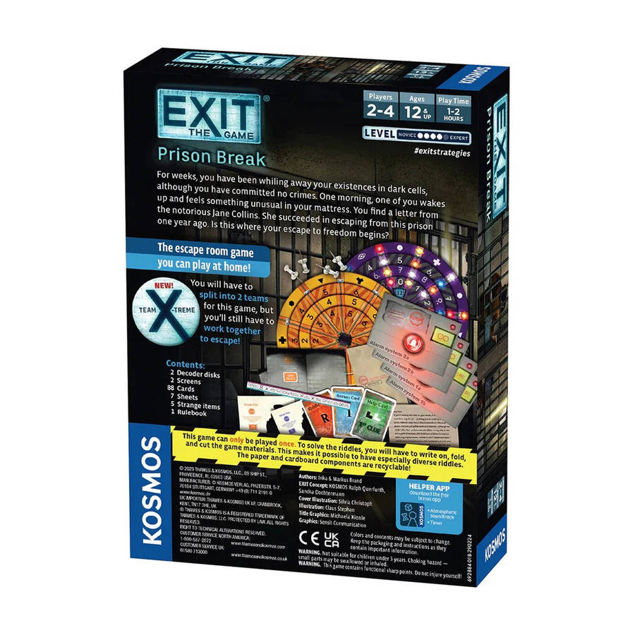 EXIT: The Game  Prison Break Escape Room Board Game