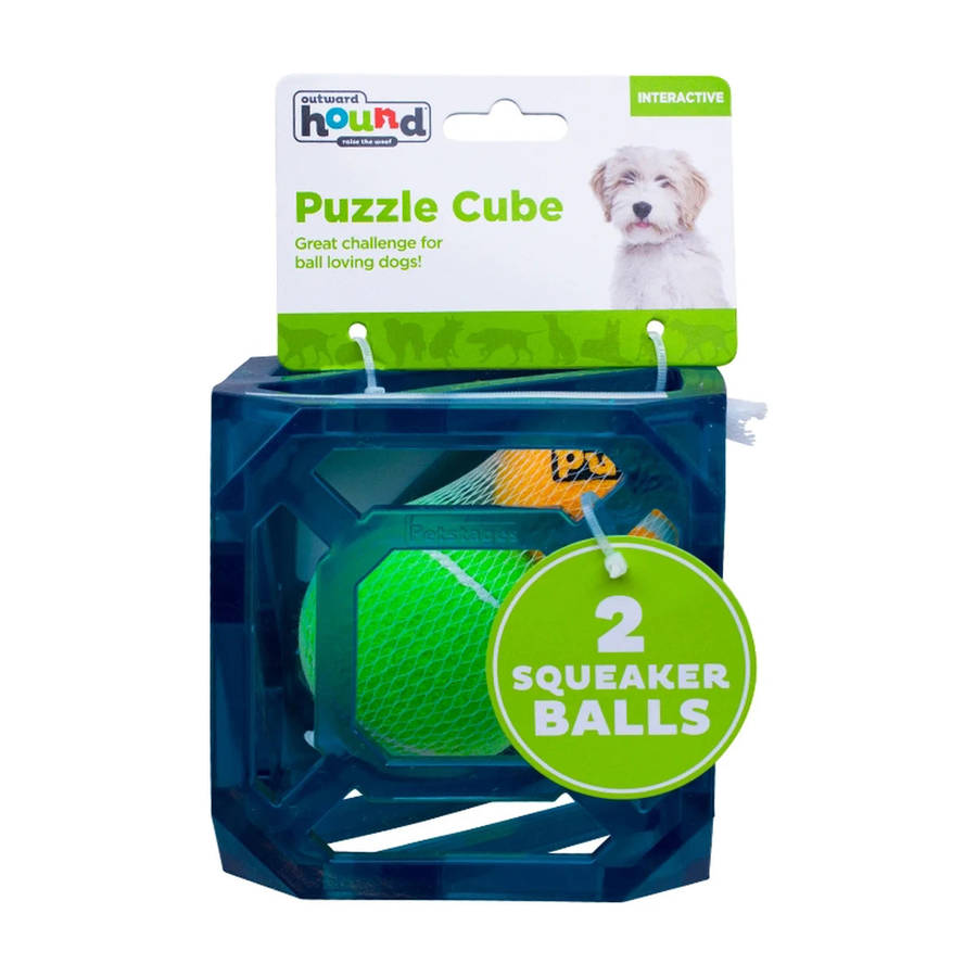 Outward Hound Puzzle Cube Dog Toy