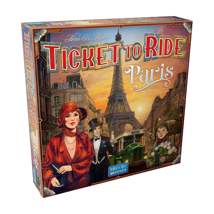 Ticket to Ride Paris Board Game