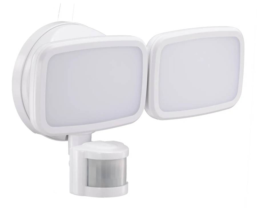 20W LED Infrared Sensor Security Light White IP65