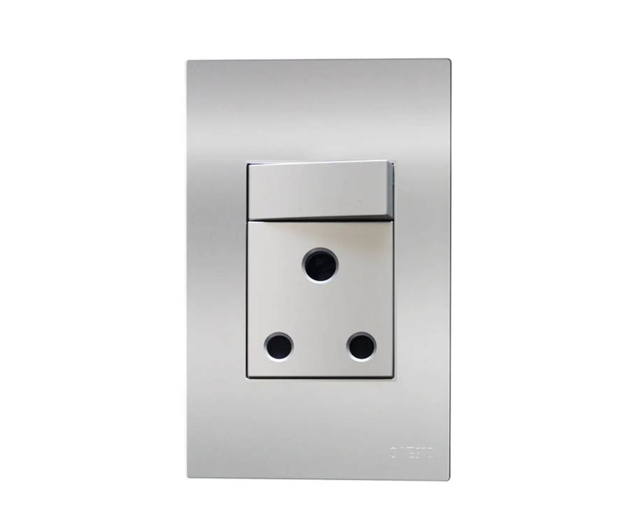 ONESTO MATRIX T-MXP-2001V 2X4 SINGLE SOCKET TITANIUM
