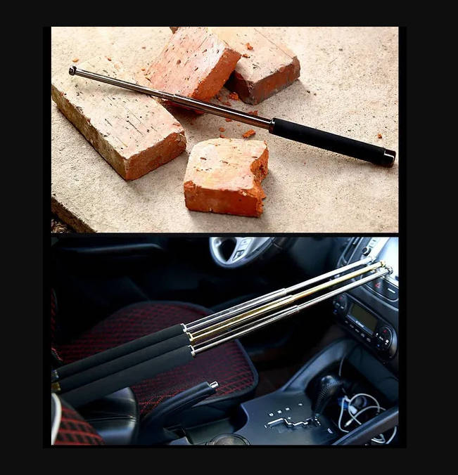 21'' Expandable Police Telescopic Self Defense Stick Baton FA-S02