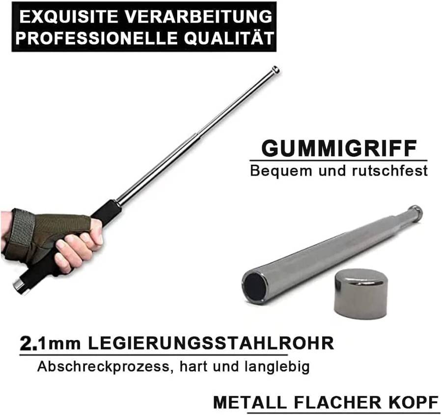 21'' Expandable Police Telescopic Self Defense Stick Baton FA-S02