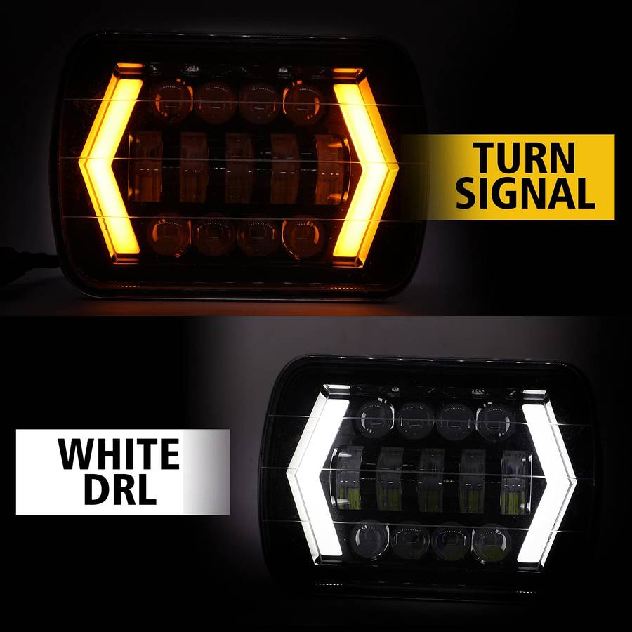 2pcs Of 7" Aluminum Shell LED Off Road Driving Headlight