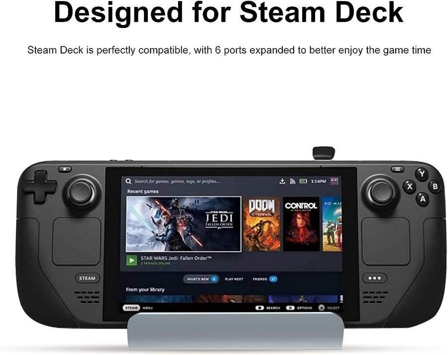 6-in-1 Game Console Docking Station Q-HU860