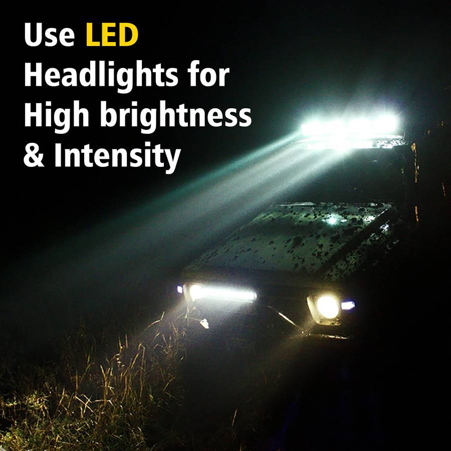 2pcs Of 7" Aluminum Shell LED Off Road Driving Headlight