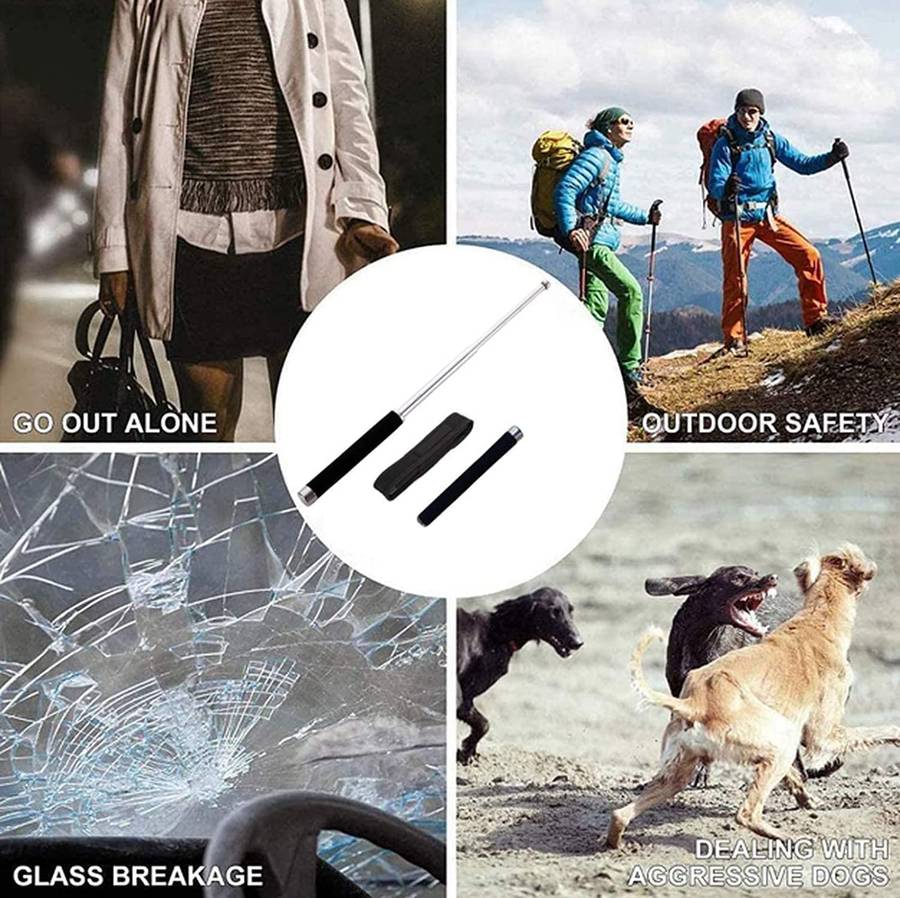 21'' Expandable Police Telescopic Self Defense Stick Baton FA-S02