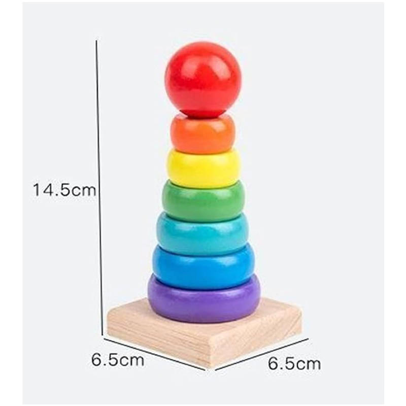 Baby Stacking Rainbow Colour Tower WT-29