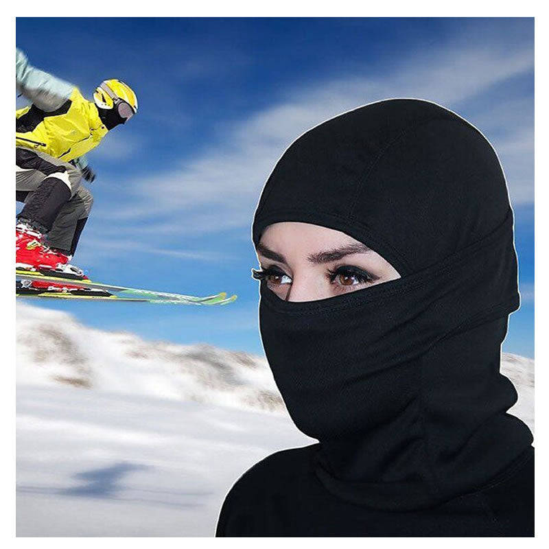 Ski Balaclava Face Mask JG-63 BLACK