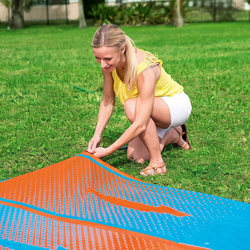 4.88m Outdoor Inflatable Double Water Slide For Kids C22-13-3