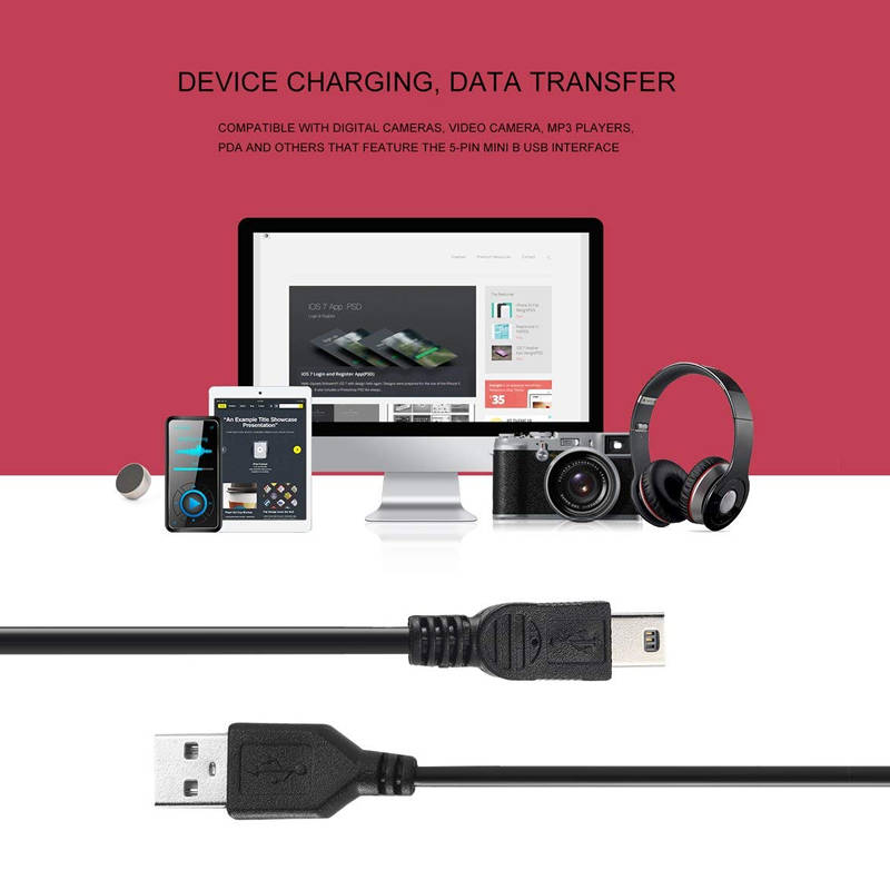 1.5M USB to Mini USB Cable- SE-L108