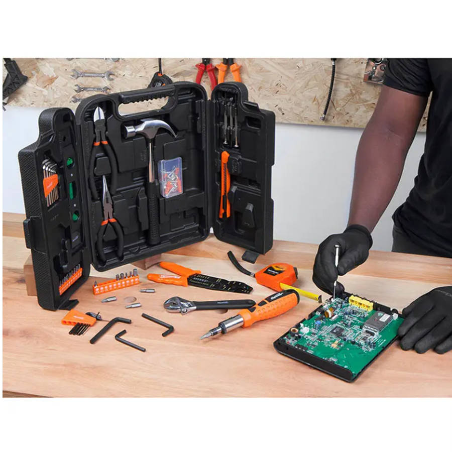 129-Piece Multifunctional General Household DIY Maintenance Hand Tool Kit JG20375067