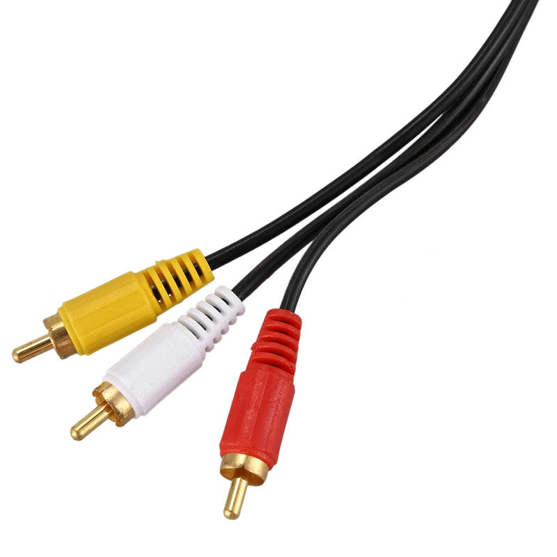 10m Male-Male 3 RCA Cable AV 9RCA-10