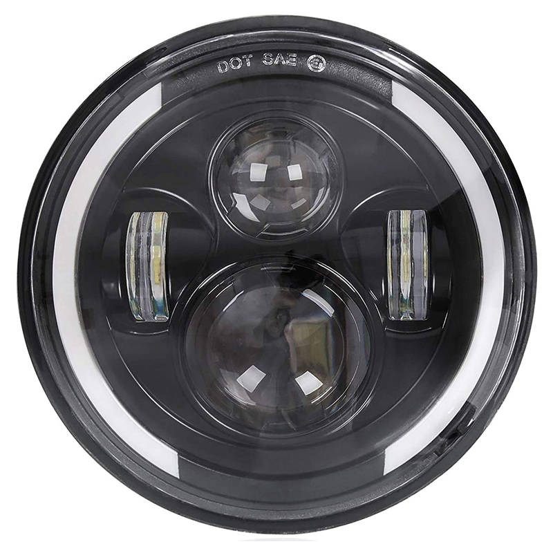 75W 7-Inch LED Headlight For Jeep and Wrangler Off-Road Work Light PC-7