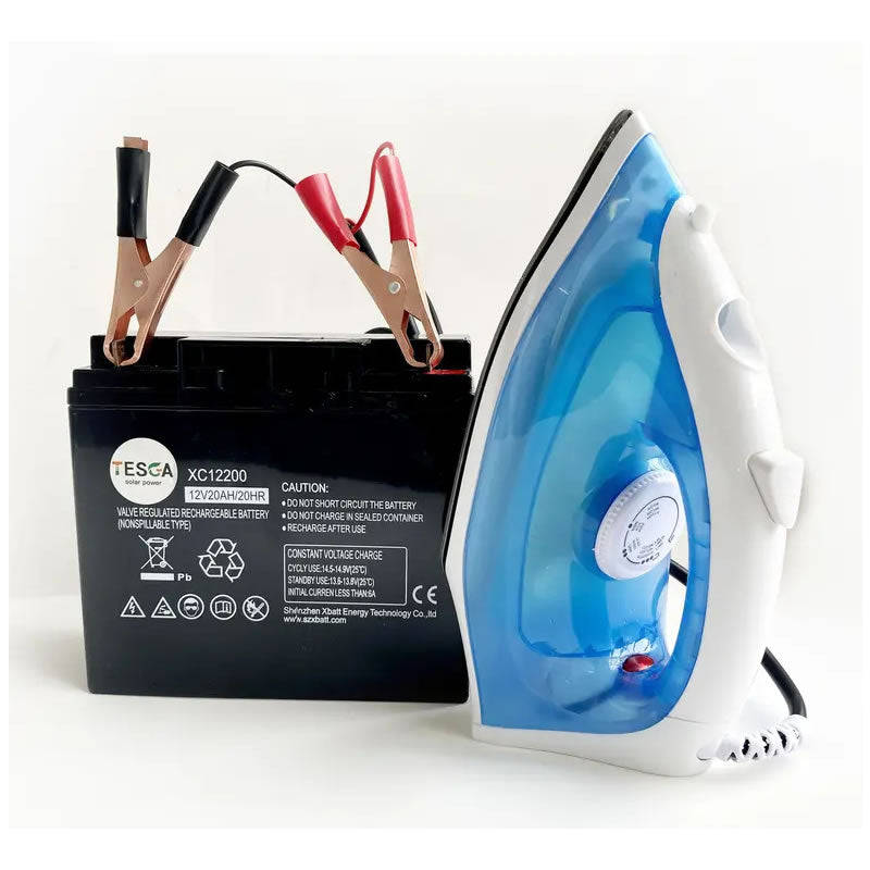 12V 150W  Steam Iron With Car Battery Leads  CL-209