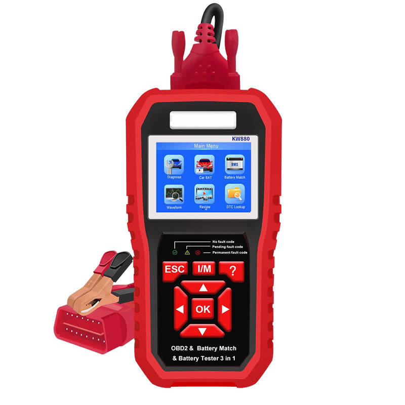 Professional OBD2 KW880 Car Auto Battery Cranking Tester NG-184