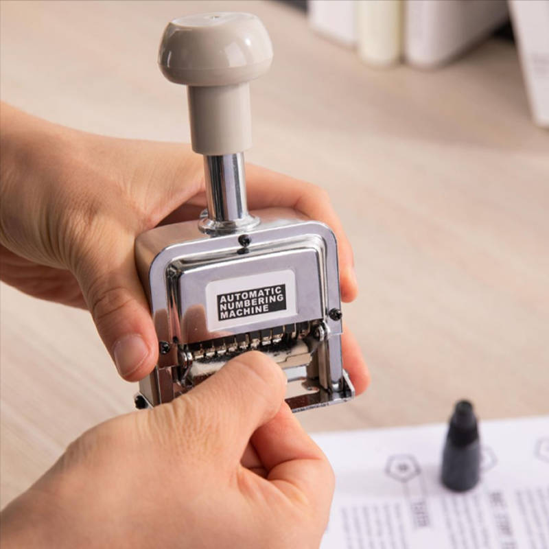 8-Digit Automatic Numbering Machine Self Inking Number Stamp