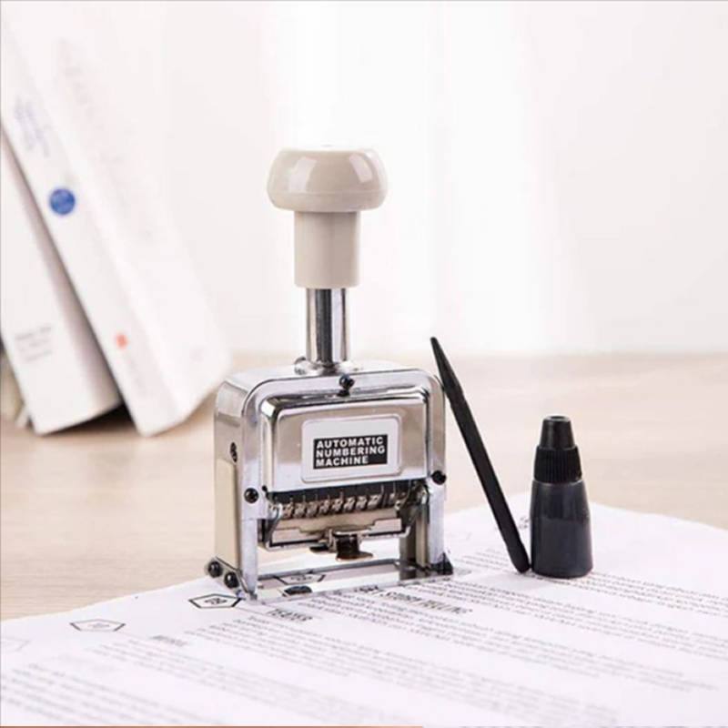 8-Digit Automatic Numbering Machine Self Inking Number Stamp