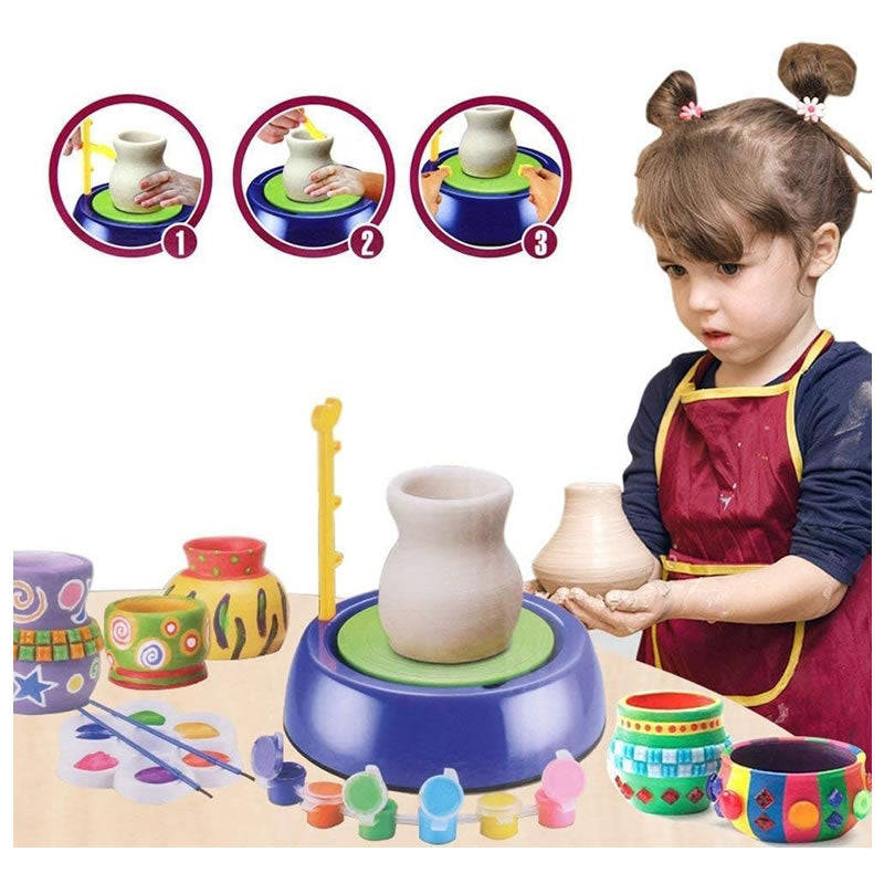 Pottery Wheel and Splash Art Studio Set WJ-269