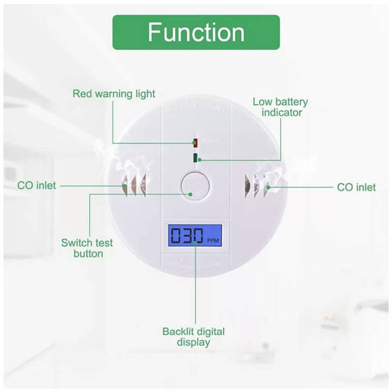 Battery Operated Carbon Monoxide Detector XF0367