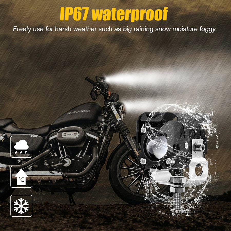 2 Piece Of Motorcycle LED Spot Light D14