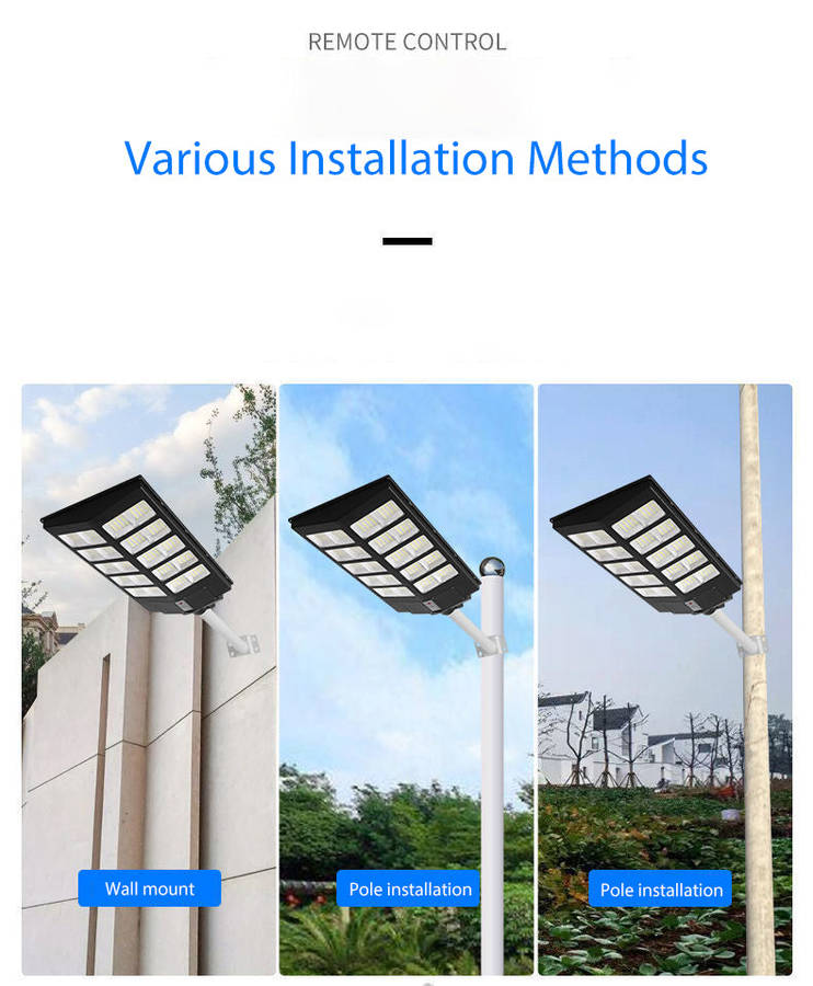 1000W Solar Street Waterproof LED Light JT-1000W