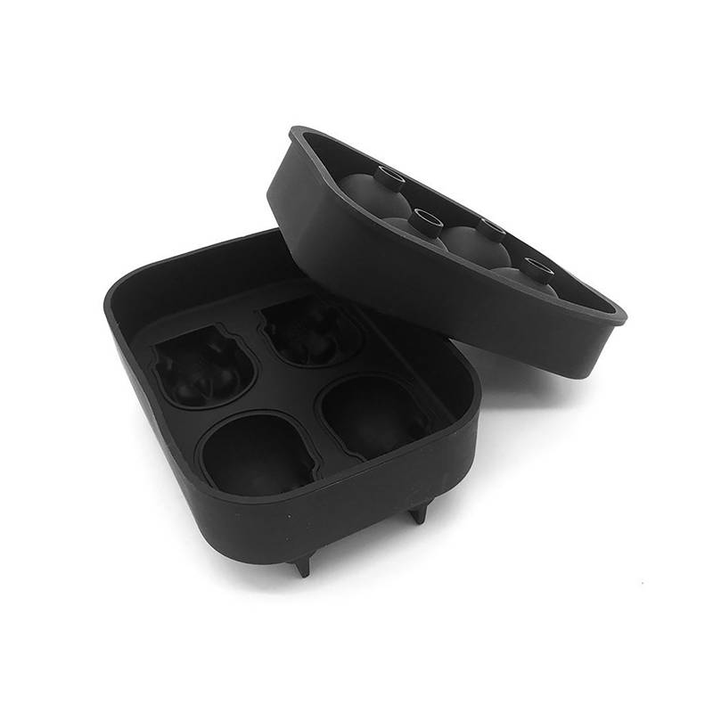 2Pcs Of Silicone Skull Ice Cube Mold IB-107