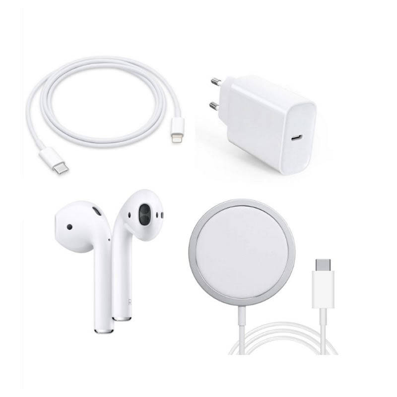 iPhone 12 - Accessories Set (Smart series 8, Charger & Airpods)