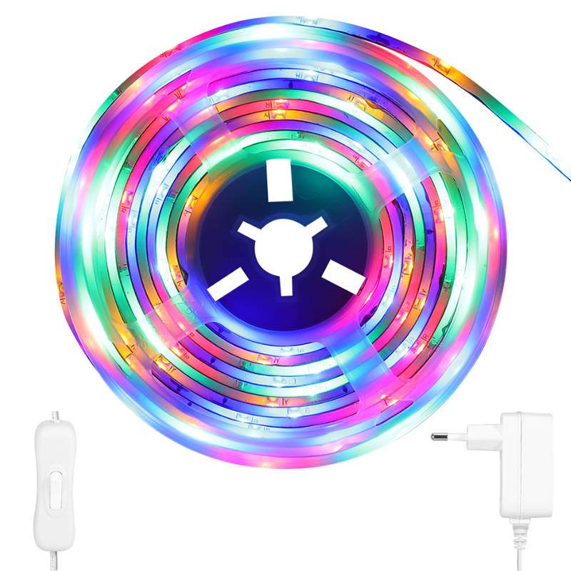 LED Lights 5M Color Changing Strip Lights 12V/DC 5050RGB