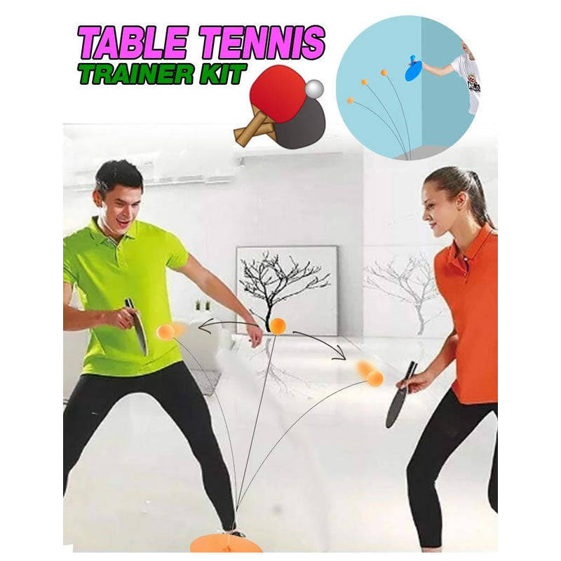 Children's Elastic Flexible Shaft Table Tennis Training Device F61-105-5