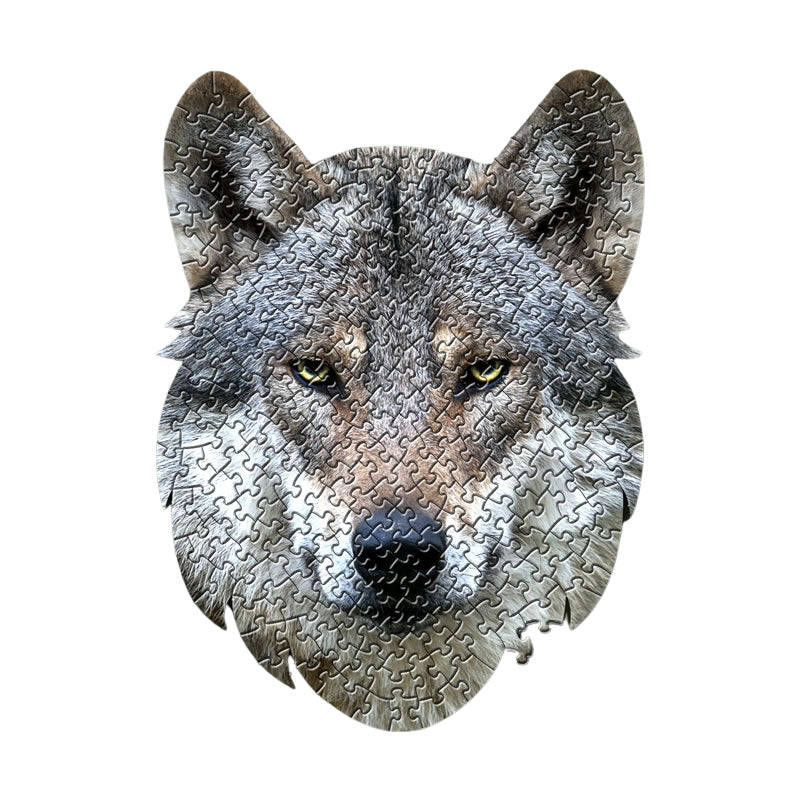 236-Pieces Of White Tiger Animal-Shaped Jigsaw Puzzle KP-29