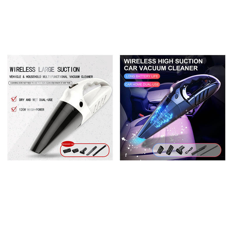 4-in-1 Cordless Rechargeable 2000mAh Handheld Vacuum Cleaner AB-J113 WHITE AND GREY