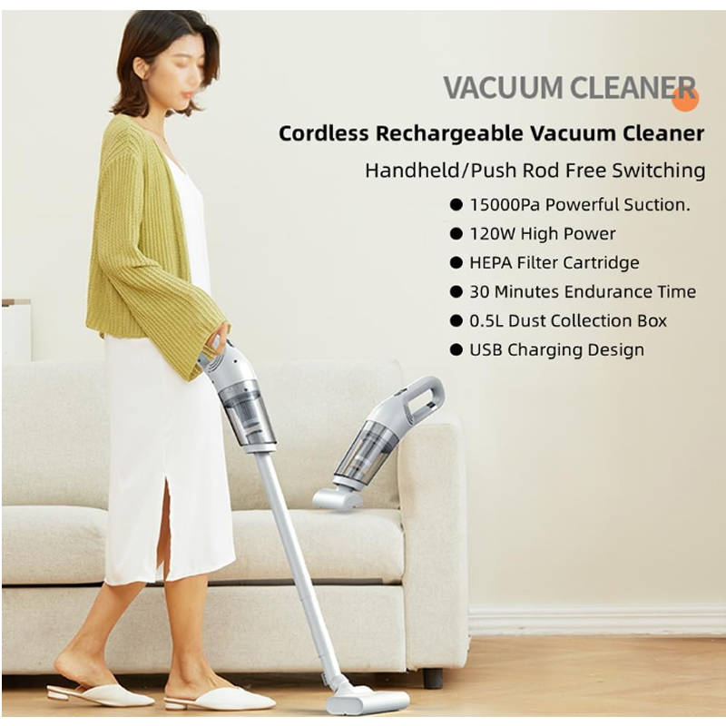 Versatile Cordless Handheld Vacuum Cleaner  F49-8-1111
