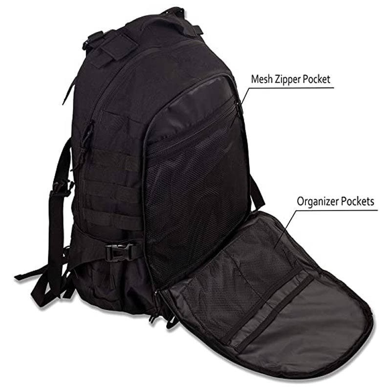 45L Outdoor Tactical Backpack CF-113 BLACK