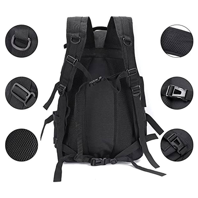 45L Outdoor Tactical Backpack CF-113 BLACK