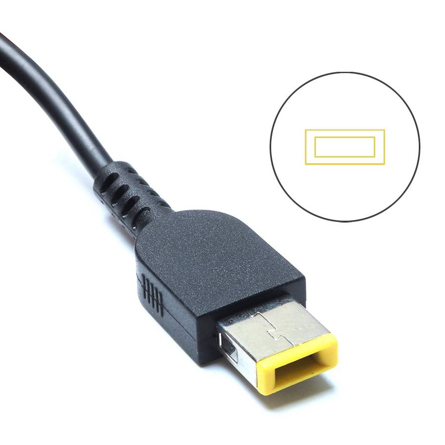 Laptop Charger AC Adapter Power Supply for LENOVO 65W  (USB PORT)