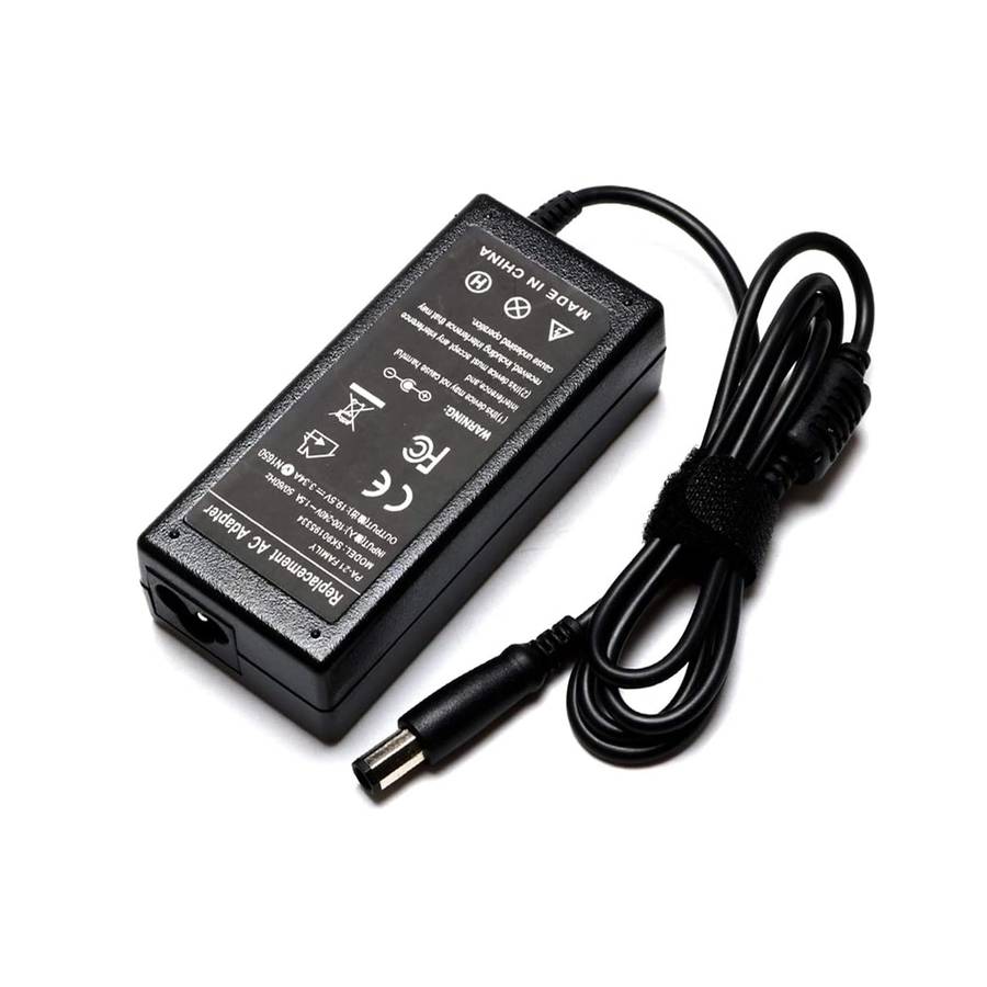 Laptop Charger AC Adapter Power Supply for DELL 65W  (8 SIDE PIN)