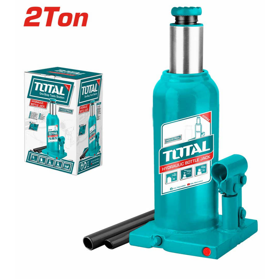Total Hydraulic Bottle Jack - 2 Ton