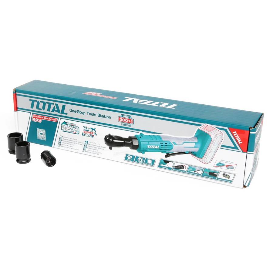 Total Cordless Drive Ratchet (3/8", 20V, 65Nm)