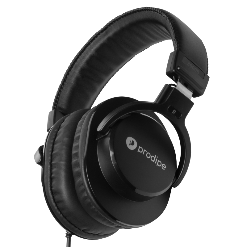 Prodipe 3000BR Headphones BLACK & RED COLOURED SERIES