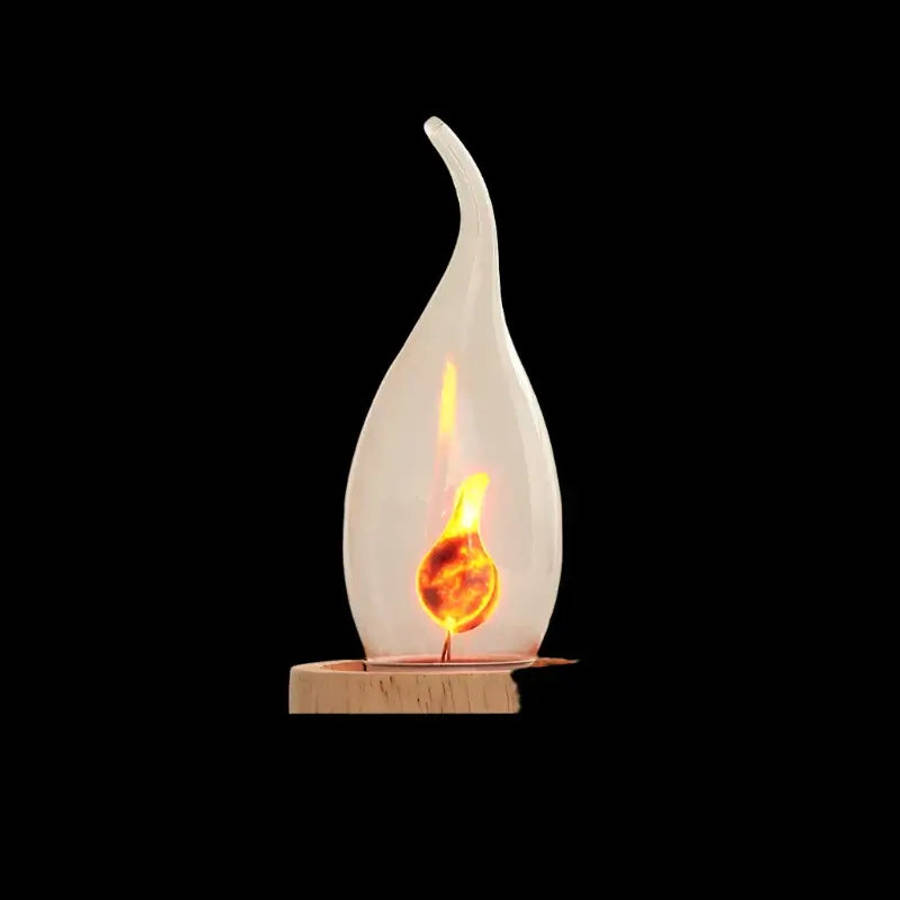 LED Vintage Edison Candle Light Retro Bulb - Flickering Flame Effect
