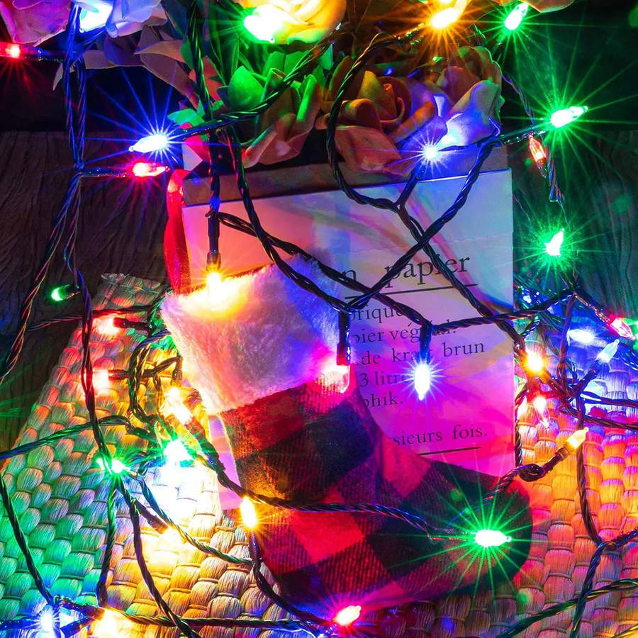 Retro LED Christmas Fairy Lights - USB Powered - 10m, 100 LED