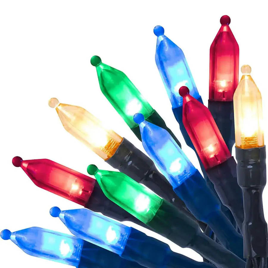 Retro LED Christmas Fairy Lights - USB Powered - 10m, 100 LED