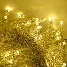 LED Fairy Lights Strings - Warm White 2850K 20m Steady