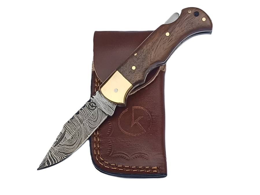 Handmade Damascus Folder - SCZ-952A