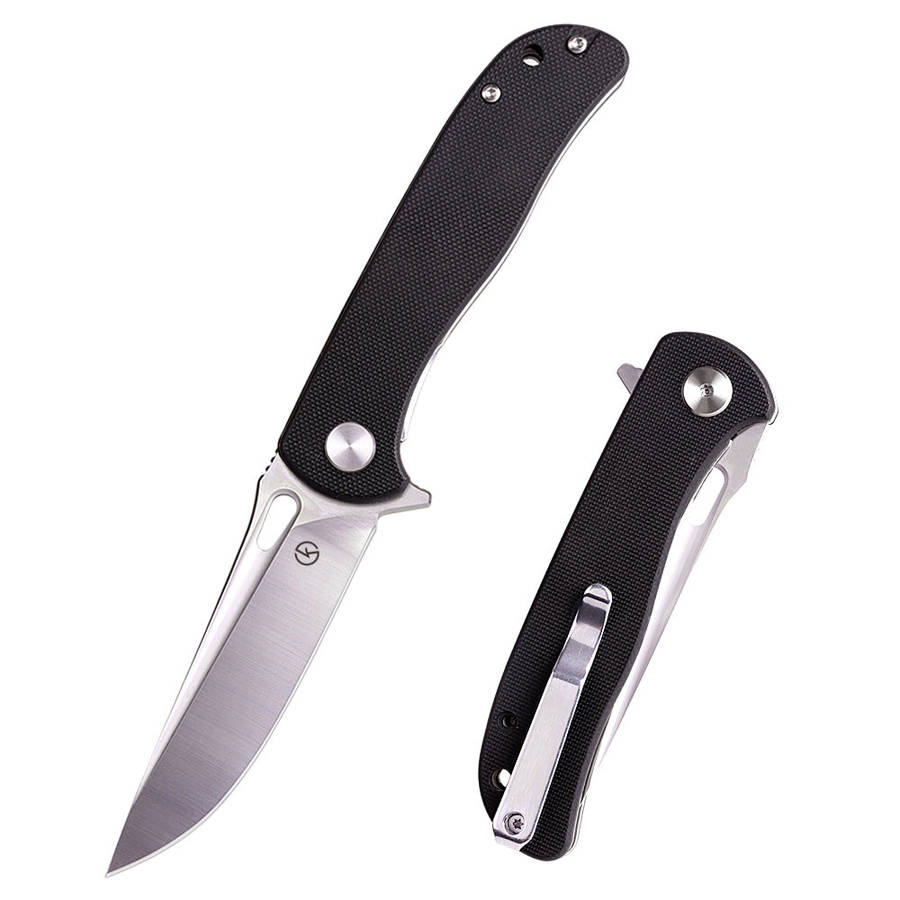 Koch - D2 Blade, Brown G10 Handle Folding Knife - QY18038