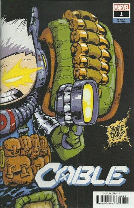 Cable (2020) 1, Scottie Young Variant, NM